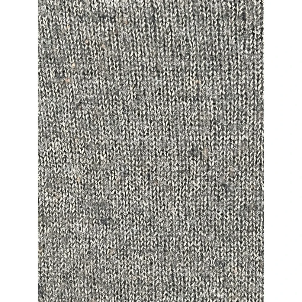 Madewell Mock Neck‎ Sweater Olive Green Merino Wool Blend Slub Knit Small S